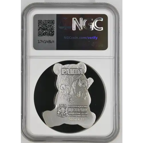 2024 1oz Chad S5000F - Panda ER One of First 100 - NGC MS70 ANTIQUED (S19A-B30)