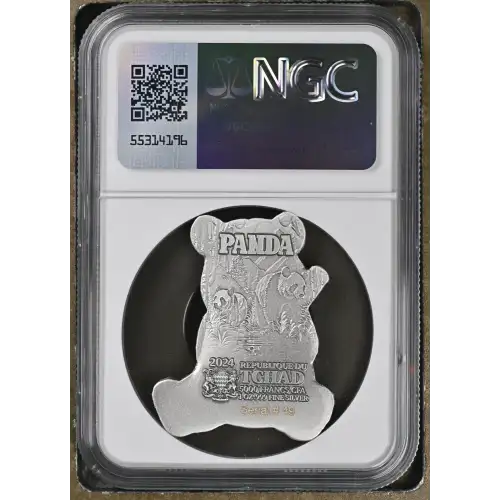 2024 1oz Chad S5000F - Panda ER One of First 100 - NGC MS70 ANTIQUED (S19A-B30)