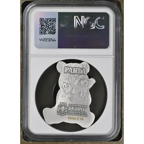 2024 1oz Chad S5000F - Panda ER One of First 100 - NGC MS70 ANTIQUED (S19A-B30)
