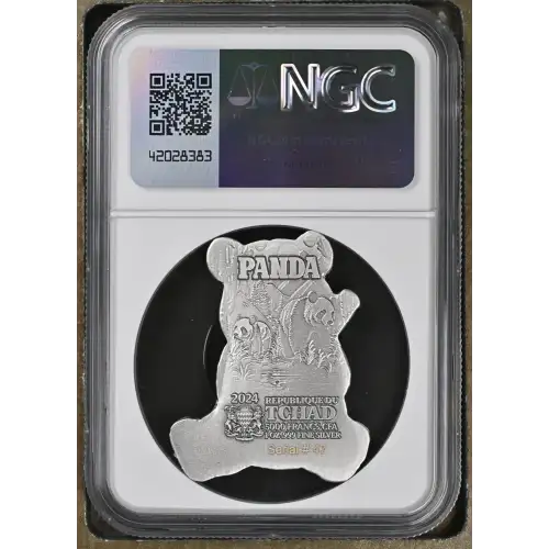 2024 1oz Chad S5000F - Panda ER One of First 100 - NGC MS70 ANTIQUED (S19A-B30)