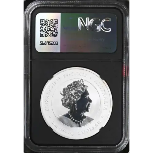 2024 1oz P125 Australia S$1 Year of the Dragon Dragon Privy MS70 (S20B-B20)