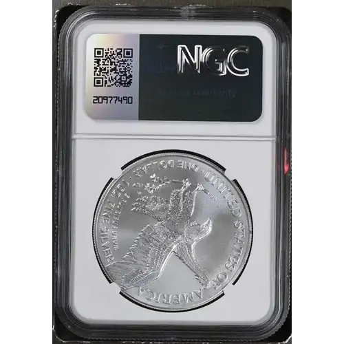 2024 - 1oz Silver Eagle S$1 NGC MS69 (D10-B1) [DUPLICATE for #570346] (2)