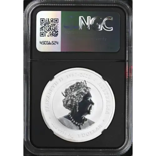 2024 1oz Silver P125 Australia S$1 Year of the Dragon Dragon Privy MS70 (S18A - B9)