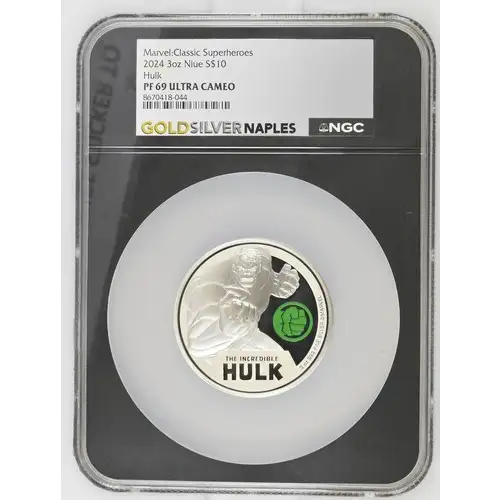 2024 3oz Niue Hulk S$10 PF 69 ULTRA CAMEO