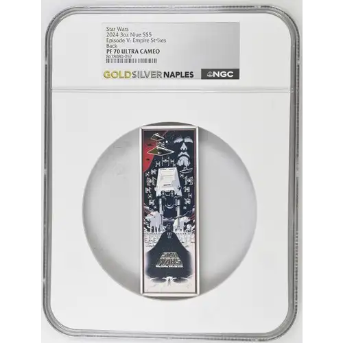 2024 3oz Niue S$5 Episode V: Empire Strikes Back PF70 (OB-64)