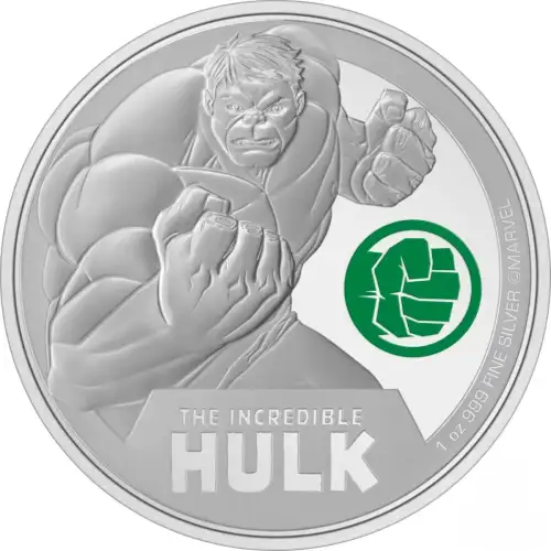 2024 3oz Niue Silver Coin - Marvel: The Incredible Hulk(S-23A)
