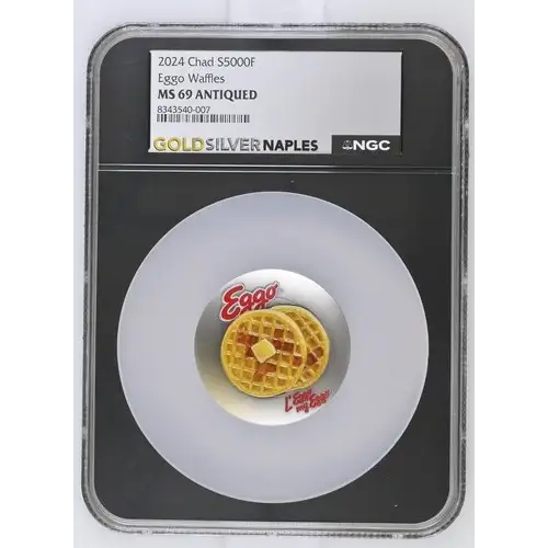 2024 Chad S5000F Eggo Waffles MS69 Antiqued (OB-137)