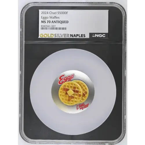 2024 Chad S5000F Eggo Waffles MS70 Antiqued (OB-169) (2)