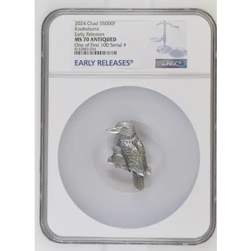 2024 Chad S5000F Kookaburra 1oz EARLY RELEASES MS70 ANTIQUED (D-2)