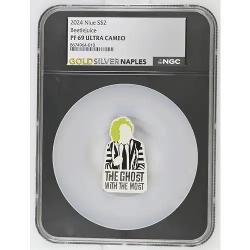 2024 Niue S$2 Beetlejuice PF69 (OB-148)