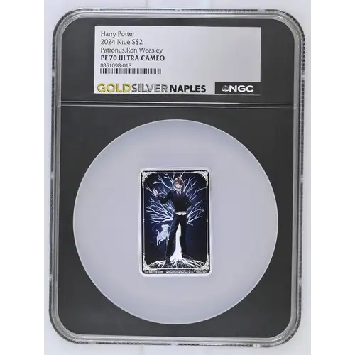 2024 Niue S$2 Patronus: Ron Weasley PF70 (OB-79)