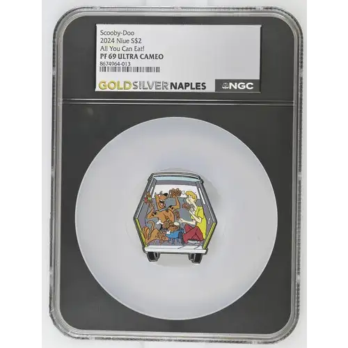 2024 Niue S$2 Scooby-DOO All You Can Eat PF69 (OB-13)