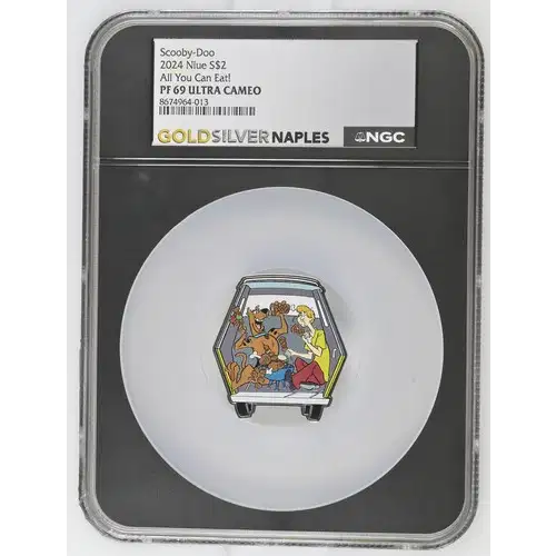 2024 Niue S$2 Scooby-DOO All You Can Eat PF69 (OB-13)