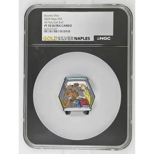 2024 Niue S$2 Scooby-DOO All You Can Eat PF70 (OB-36)