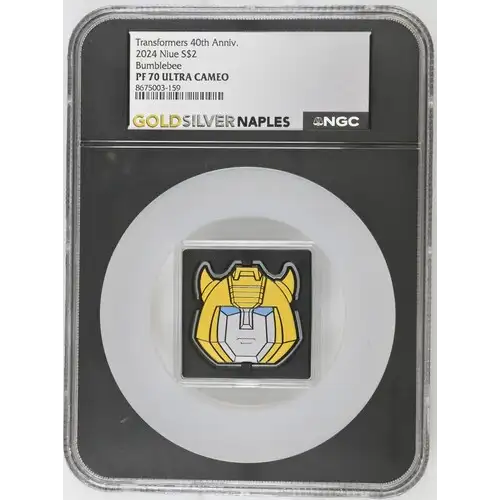 2024 Niue S$2 Transformers 40th Anniv. Bumblebee PF70 (OB-69)