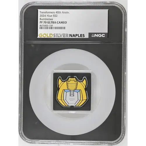 2024 Niue S$2 Transformers 40th Anniv. Bumblebee PF70 (OB-69)