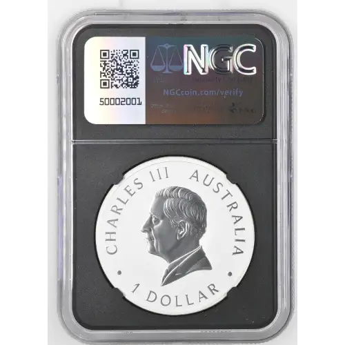 2024 P125 - 1oz Kookaburra Silver Coin - Australia S$1 - NGC MS10 (S20B-B10)