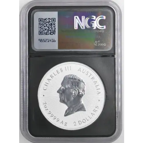 2024 P125 S$2 2oz AUSTRALIA EMU MOTHER & BABIES MS70 (D13-B16) (3)