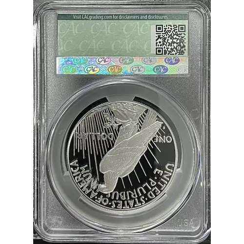 2024(S) - 0.858oz Silver Peace Dollar - Advanced Delivery - CAC PR70DCAM (D-7) (2)