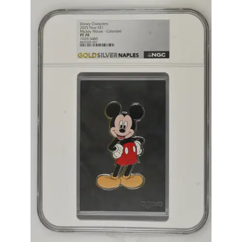 2025 - 0.5oz Mickey Mouse Silver Coin - Niue S$1 - NGC PF70 (D-3)