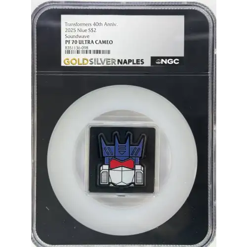 2025 1 oz Transformers 40th ANN Soundwave PF70 UC NGC CSC2
