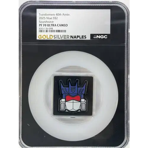 2025 1 oz Transformers 40th ANN Soundwave PF70 UC NGC CSC2
