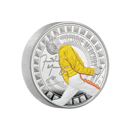 2025 10oz Freddy Mercury Silver Proof Colorized Coin (D-8)