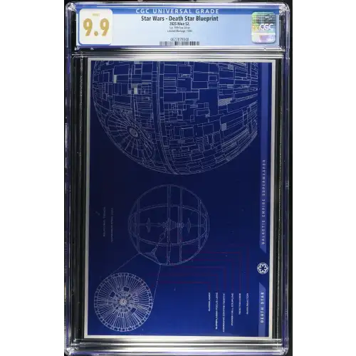 2025 1oz Niue $2 - Star Wars - Death Star Blueprint M9.9 (S-22A)