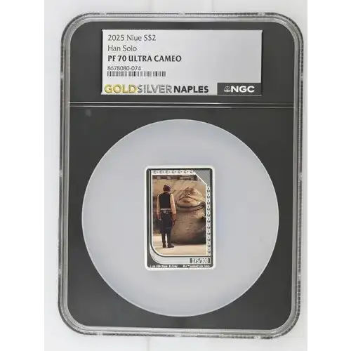 2025 1oz Niue S$2 Han Solo PF70 (OB-215)