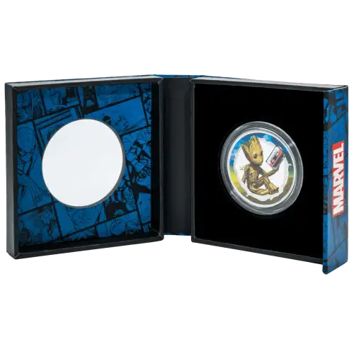 2025 1oz Niue Silver Coin - Marvel: Groot (S-23A) (3)