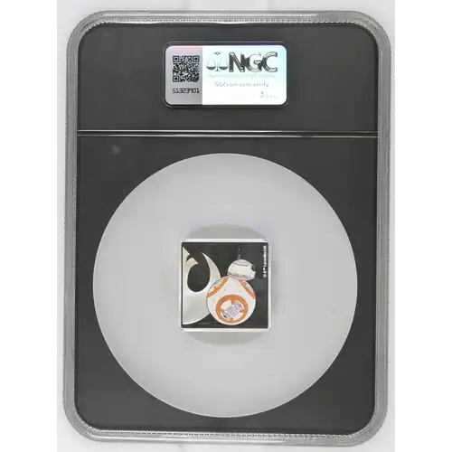 2025 1oz Niue Star Wars Rey and BB-8 PF70 (OB-21) (2)