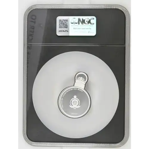 2025 2oz Niue S$3 Alice in Wonderland White Rabbit PF69 (D-3) (2)