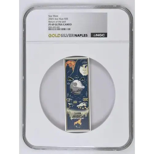 2025 3oz Niue S$5 Return of the Jedi PF69 (D-3)