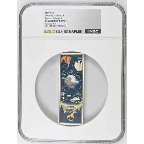 2025 3oz Niue S$5 Return of the Jedi PF70 (OB-64)