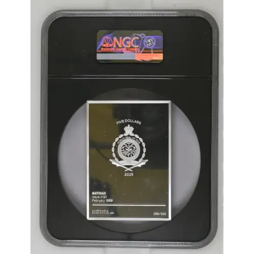 2025 DC 90th Anniversary - 3oz Batman #121 Silver - Niue S$5 - NGC PF70 UC (D-3) (2)