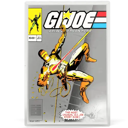 2025 G.I. JOE Comics - Vol.21 Silent Interlude - Agoro $2 1oz Silver Foil (S-22B)