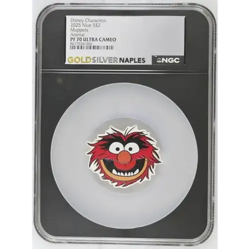 2025 Niue S$2 Disney Muppets Animal PF70 (OB-36)