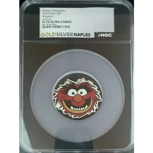 2025 Niue S$2 Disney Muppets Animal PF70 (OB-36) (2)