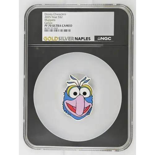 2025 Niue S$2 Disney Muppets Gonzo PF70 (OB-31)