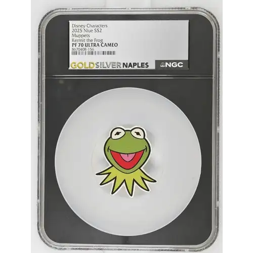 2025 Niue S$2 Disney Muppets Kermit PF70 (OB-21)