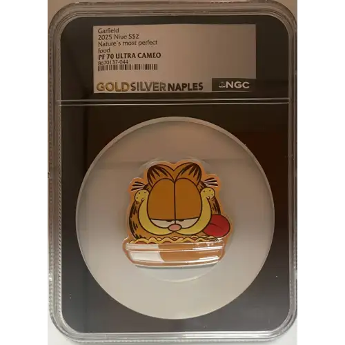 2025 Niue S$2 Garfield Nature's Most Perfect Food PF70 (OB-14)