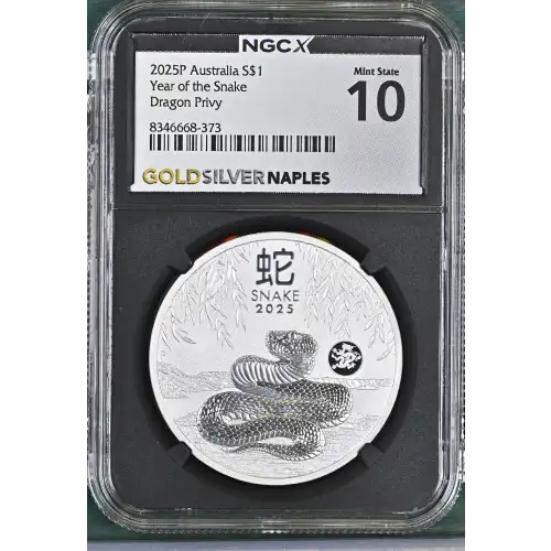 2025P Australia S$1 Year of the Snake Dragon Privy MS10 (S20B - B16)
