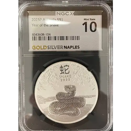 2025P Australia S$1 Year of the Snake MS70 (S18A - B7) (2)