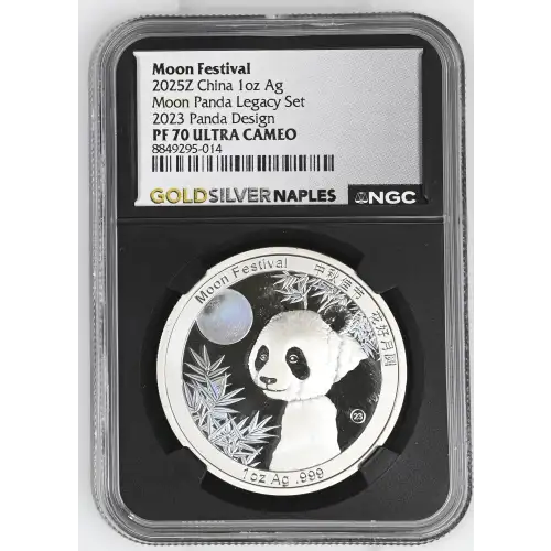 2025Z China 1oz - Moon Festival 2023 Panda Legacy Design - NGC PF70 UC (S12B-B2)