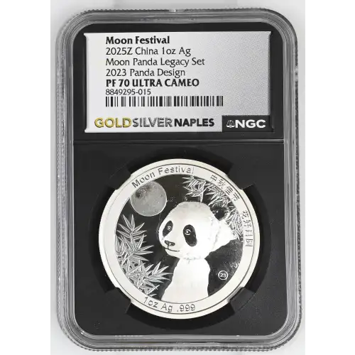 2025Z China 1oz - Moon Festival 2023 Panda Legacy Design - NGC PF70 UC (S12B-B2)
