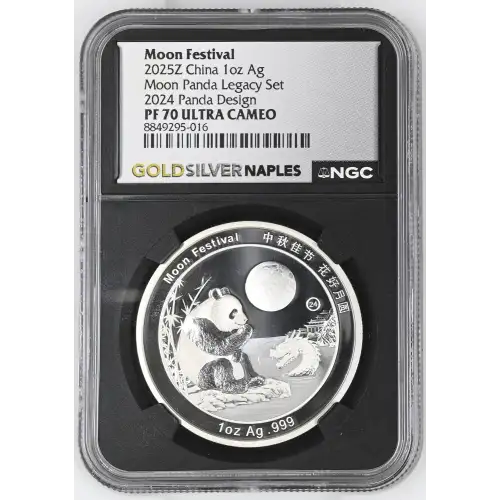 2025Z China 1oz - Moon Festival 2024 Panda Legacy Design - NGC PF70 UC (S12B-B2)