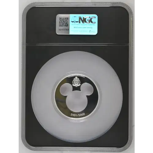 2026 - 0.5oz Mickey Mouse Silhouette Silver Coin - Niue $1 - NGC PF-70 (D-3) 2451/5000