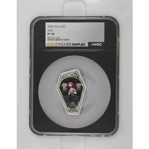 2026 - 1oz The Nightmare Before Christmas Sally Silver - Niue $2 - NGC PF-70 (D-3) 72