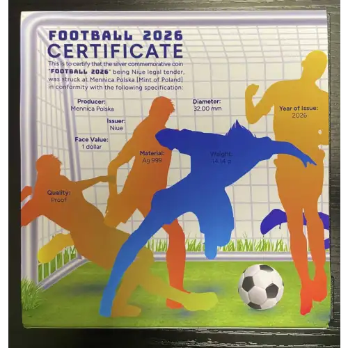 2026 0.4546oz Niue S$1 Football (D-8) (2)