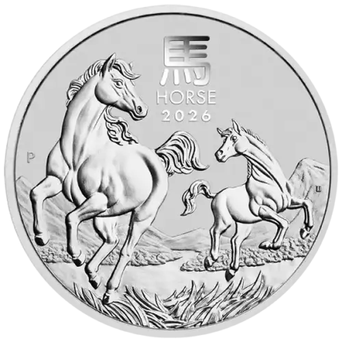 2026 1kg Australian Perth Mint Silver Year of the Horse